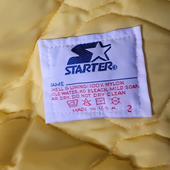 STARTER Vintage Astros Satin Jacket - Picture 8 of 9